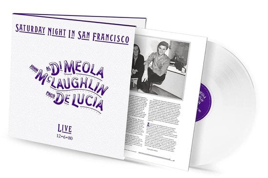 Di Meola/Mclaughlin/De Lucia Saturday Night In San Francisco LP - Clear Vinyl-