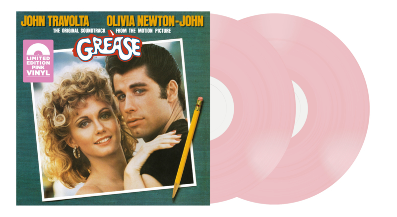 Grease Soundtrack 2LP - Pink Vinyl-
