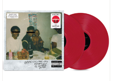 Kendrick Lamar Good Kid-M.A.A.D. City 2LP - Red Vinyl-