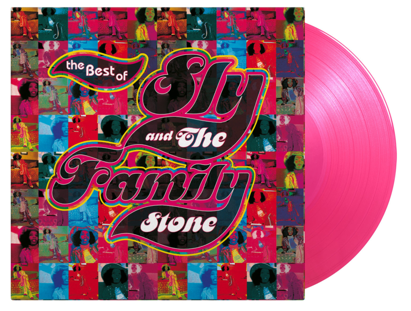 Sly & The Family Stone Best Of 2LP - Pink Vinyl-