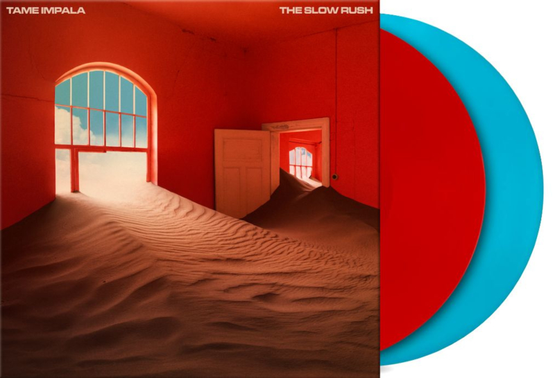 Tame Impala The Slow Rush 2LP - Red & Blue Vinyl-