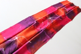 Zijden sjaal 'batik'