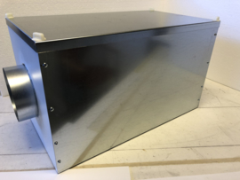 Airclean filterbox HQ 606 tegen houtrook bij balansventilatie | 180 mm.