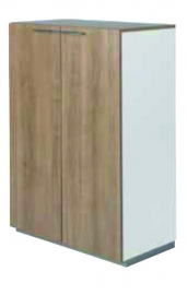 NPO houten tweedeurskast 3 OH  afm 119x80x44cm
