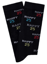 Happy 25 Jaar - Leeftijd sokken