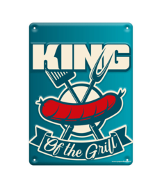 Metal signs - King of the grill