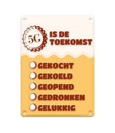 Metal signs - 5G is de toekomst