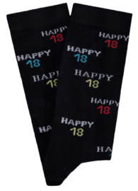 Happy 18 Jaar - Leeftijd sokken