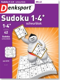 Sudoku Niveau 1-4 scheurblok