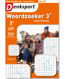 Woordzoeker niveau 3 vakantie