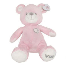 VIB PLUCHE KNUFFEL ROZE BEER GROOT 60CM