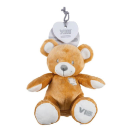 VIB PLUCHE KNUFFEL BRUIN BEER ZITTEND 35CM