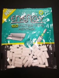 ENERGY FILTER TIPS MENTHOL 100st