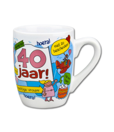 Cartoonmok - 40 jaar vrouw