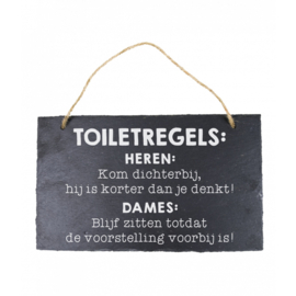 Leisteen - Toiletregels