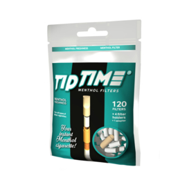 Tip time menthol filter 60 stuk +2filter holders