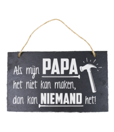 Leisteen - Als mijn Papa het niet