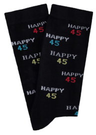 Happy 45 Jaar - Leeftijd Sokken
