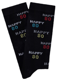 Happy 80 Jaar - Leeftijd sokken