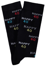 Happy 40 Jaar - Leeftijd sokken