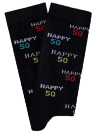 Happy 50 Jaar - Leeftijd sokken