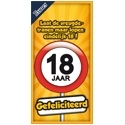 18 jaar Gefeliciteerd