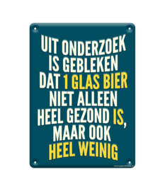 Metal signs - Uit onderzoek is gebleken