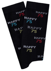 Happy 75 Jaar - Leeftijd sokken
