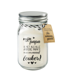 Black & White candle / Papa