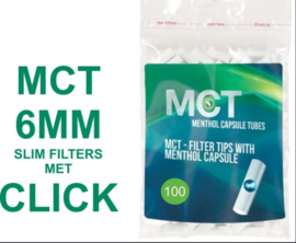 MCT click filter tips Menthol