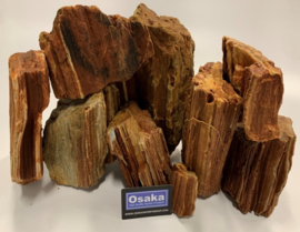 Red Wood stone 20-30cm aquarium decoratie stenen