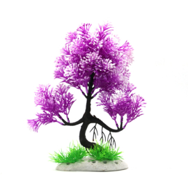 Bonsai boom lila met wit OS-258 - aquarium decoratie