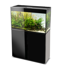 Osaka Glossy aquarium 80 Black + Meubel