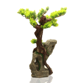 Bonsai boom op rots met plateau OS-309 - aquarium decoratie