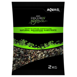 Natural Multicolored Gravel 3-5mm  2KG  aquarium grind