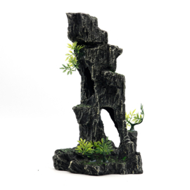 Steile rots met doorkijk OS-121 - aquarium decoratie