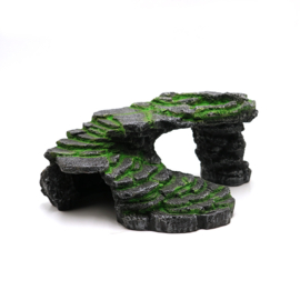 Plateau van stenen met doorgang en grot medium OS-302 - aquarium decoratie