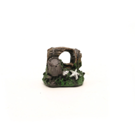 Houten vaten / tonnen small OS-196 - aquarium decoratie