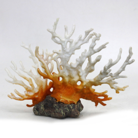 Koraal bruin en wit, kunstkoraal OS-143 - aquarium decoratie