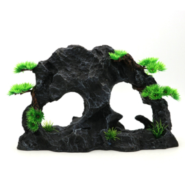 Rots met twee gaten OS-239 - aquarium decoratie