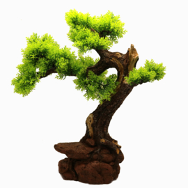 Bonsai boom op stenen OS-208 - aquarium decoratie