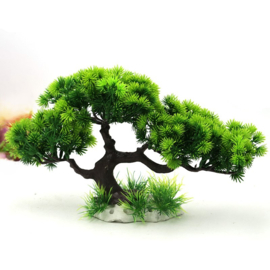 Bonsai boom met gras OS-220 - aquarium decoratie