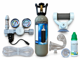 Osaka premium aquarium co2 set tot 400 liter - 3 kg co2 fles