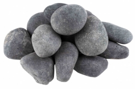 Beach Pebbles zwart 3-6cm  2KG  aquarium decoratie stenen