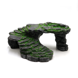 Plateau van stenen met doorgang en grot medium OS-302 - aquarium decoratie