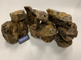 Petrified stone 10-20cm aquarium decoratie stenen