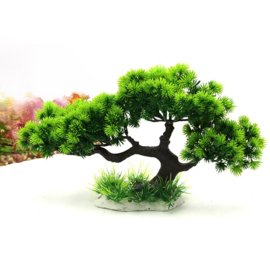 Bonsai boom met gras OS-220 - aquarium decoratie