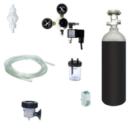 Osaka Hervulbare CO2 set Professional 400 incl Magneetventiel - aquarium co2 systeem