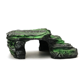 Stenen plateau met grot OS-183 - aquarium decoratie