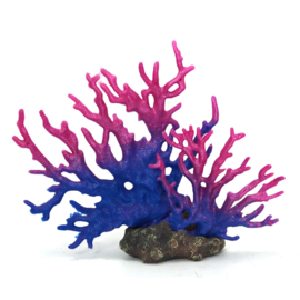 Koraal blauw en roze, kunstkoraal OS-144 - aquarium decoratie